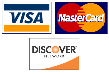Image showing Visa, Mastercard, and Discover